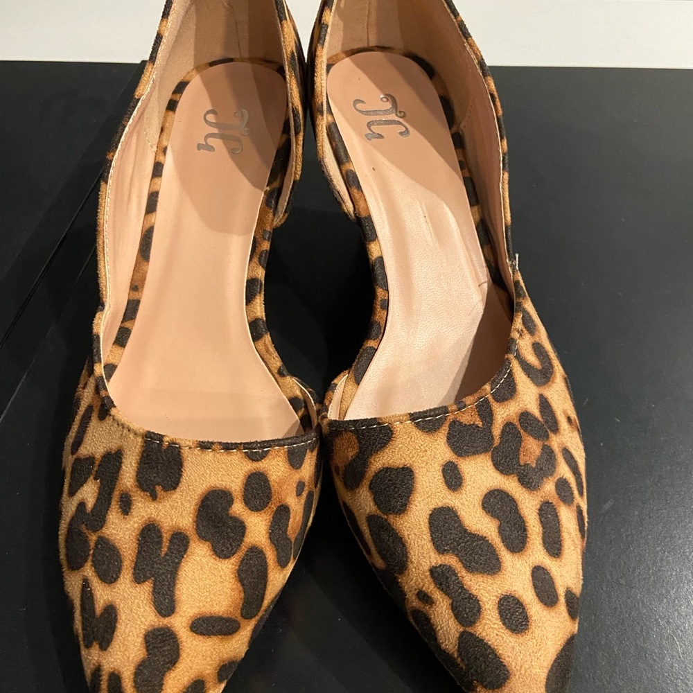 Leopard Print Women's Wedge Heels